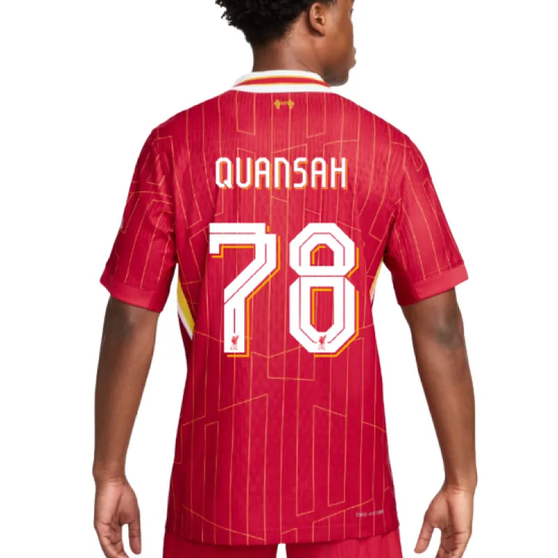 #78 Quansah Liverpool Home Jersey 2024/25