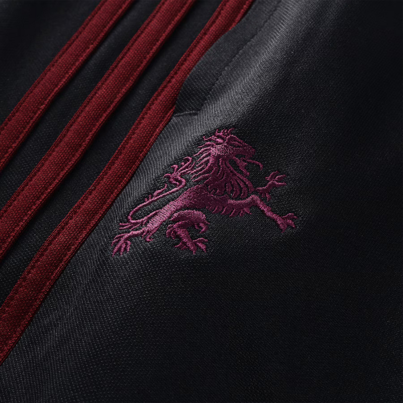 Aston Villa Adidas 150th Anniversary Track Pant Black Kids