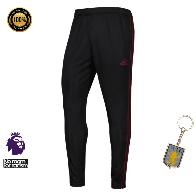 Aston Villa Adidas 150th Anniversary Track Pant Black Kids