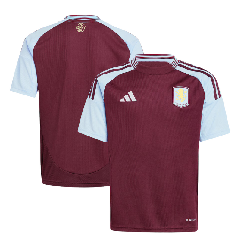 Aston Villa Adidas Home Shirt 2024-25 - Kids