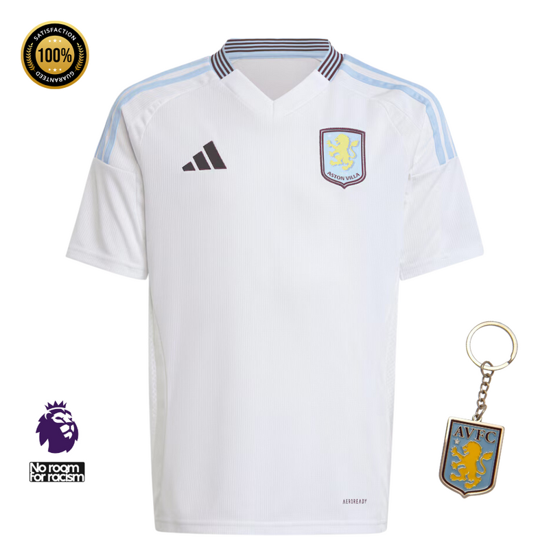 Aston Villa adidas Away Shirt 2024-25 - Kids