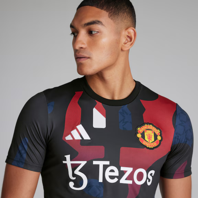 Manchester United Mens Pre-Match Jersey Black