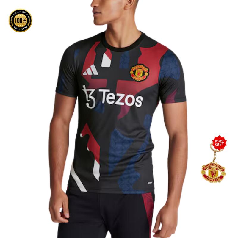 Manchester United Mens Pre-Match Jersey Black