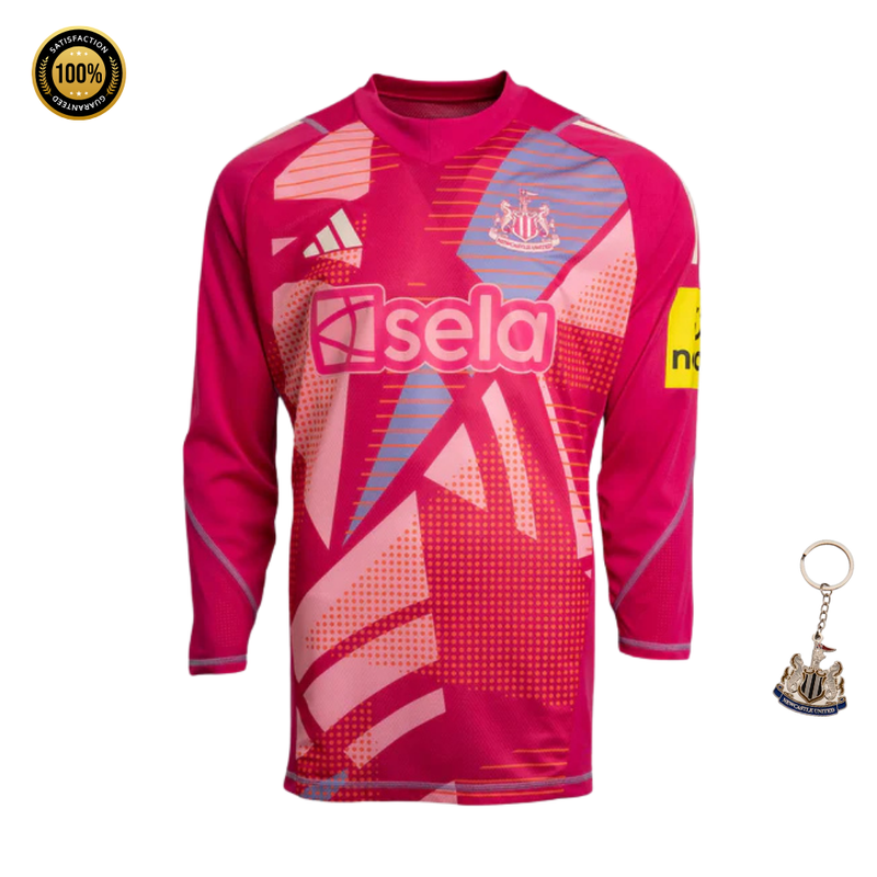 Newcastle United Adidas Pink Goalkeeper Long Sleeve Shirt Kids 2024/2025