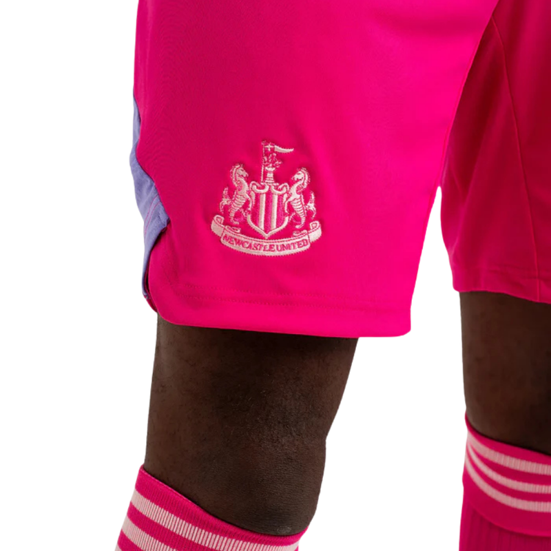 Newcastle United Adidas Pink Goalkeeper Shorts 2024/2025