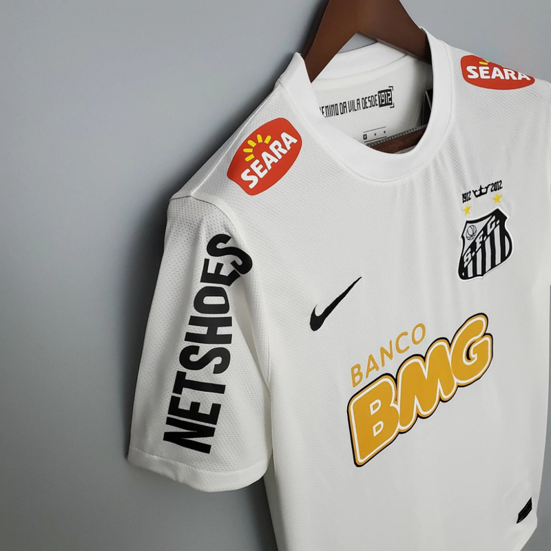 Neymar Retro Shirt - JR Santos 11/12 Nike Men's - White